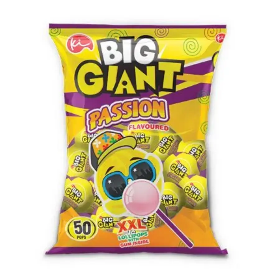 Kenafric Big Giant Passion Lollipops 50'S